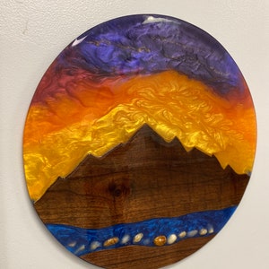 Epoxy wall art