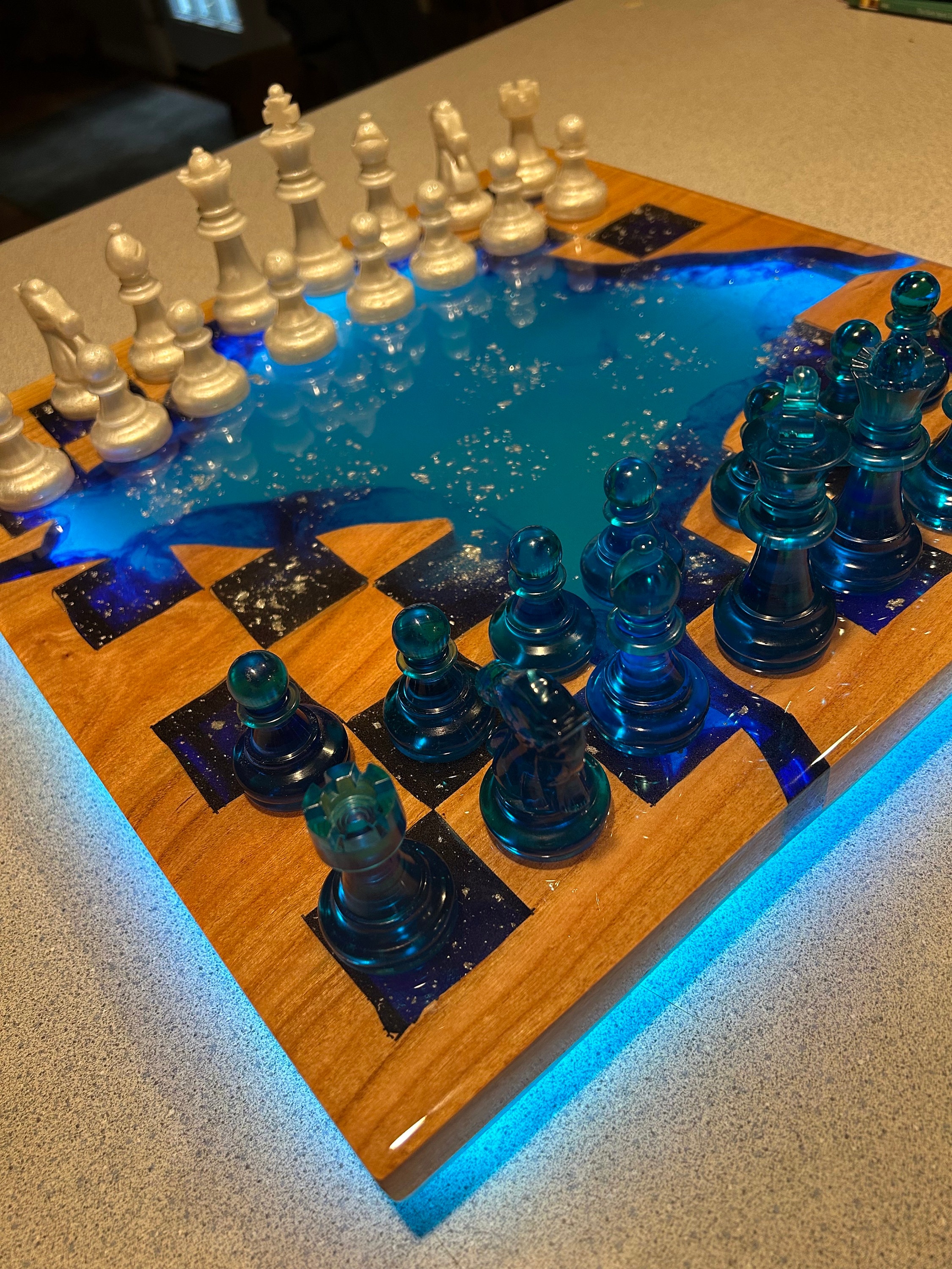 Chess Board Resin