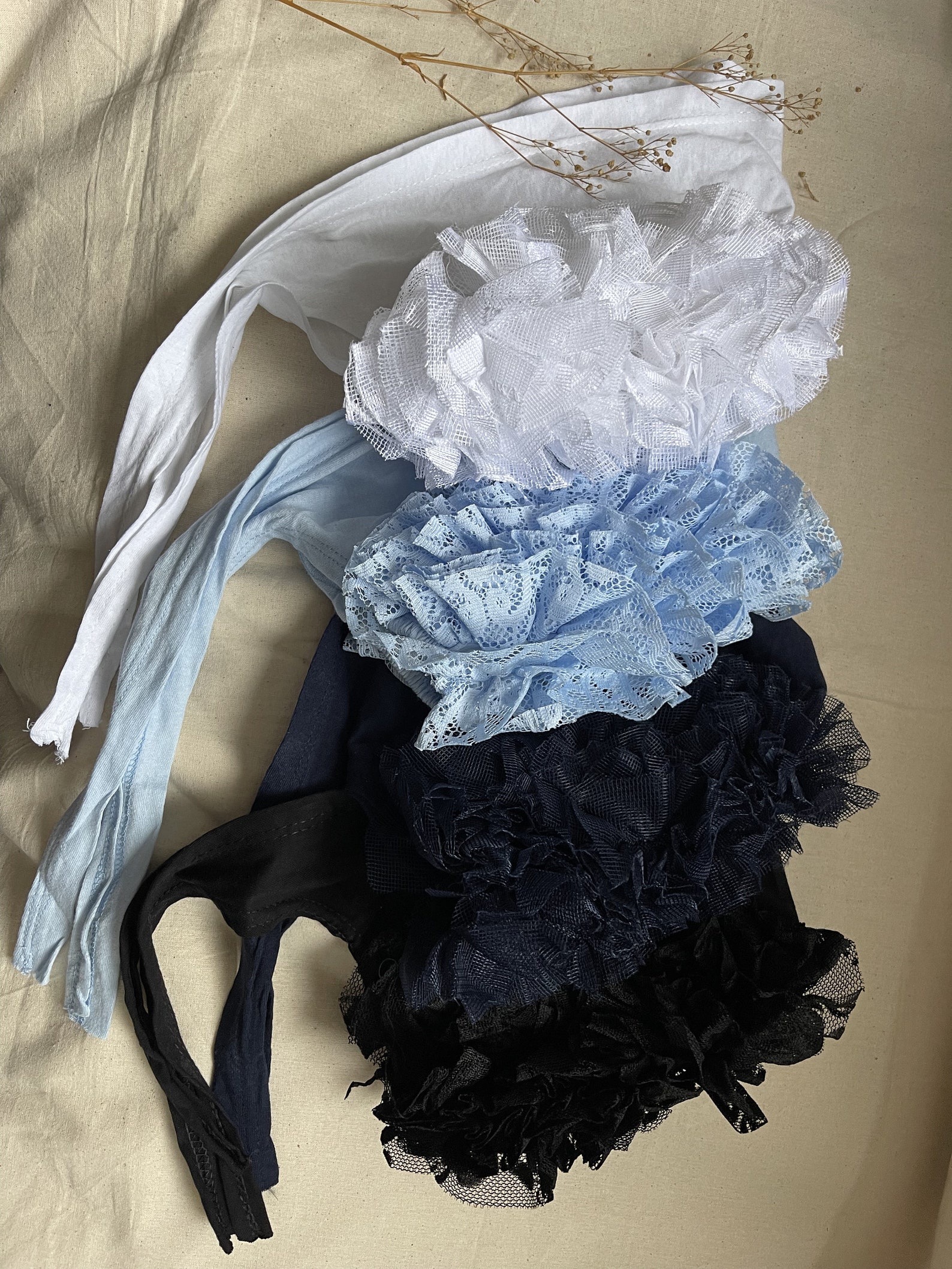 Hijab Inner Cap With Volumizing Scrunchie Bonnet Under Cap With Tie ...