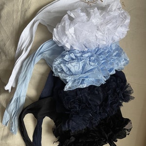 Hijab Inner Cap with Volumizing Scrunchie Bonnet Under Cap with Tie Back Lace