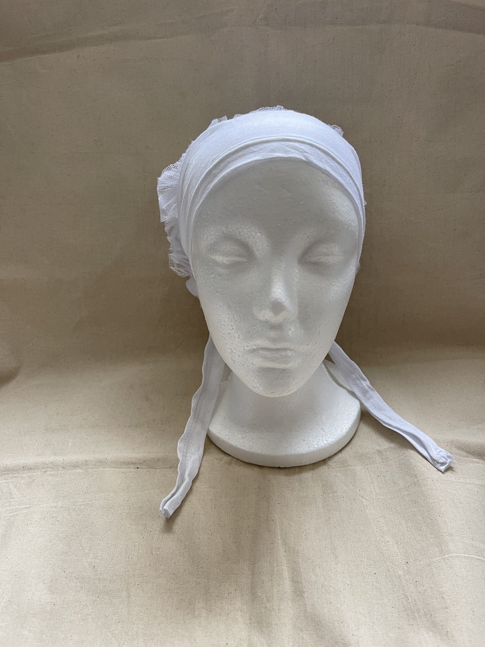 Hijab Inner Cap With Volumizing Scrunchie Bonnet Under Cap With Tie ...