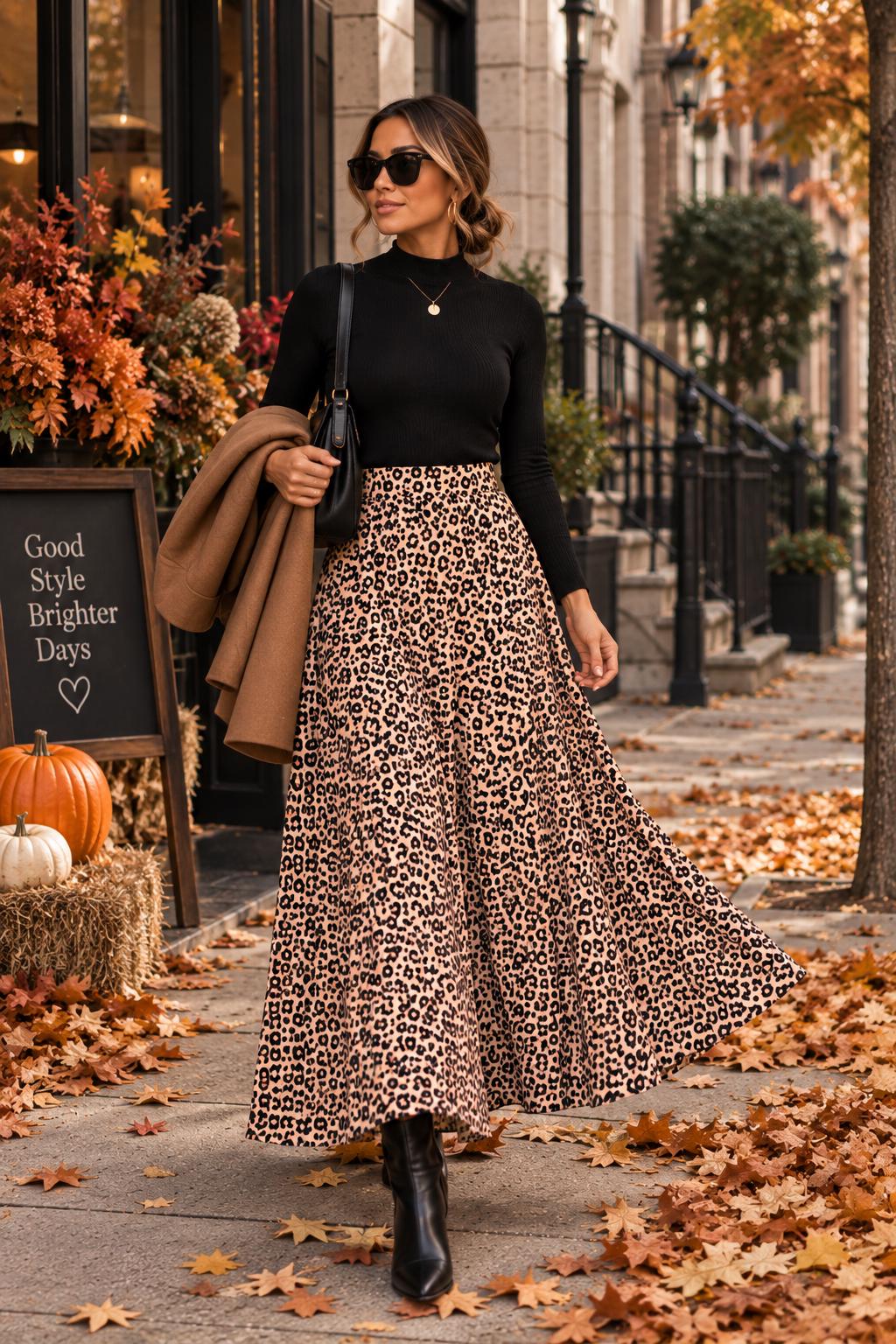 Leopard maxi skirt - Etsy 日本