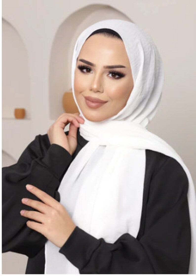 crinkle hijab style