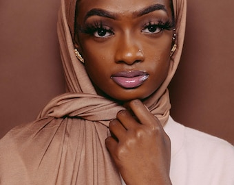 Geschenk für sie | Kreuz Jersey Wrap | Sofortiger Hijab | Jersey Hijab| Frau Hijab | Kopftuch | Schal Instant Hijab | Hijab| Schal aus Jersey| Turban