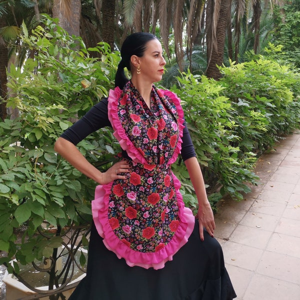 Flamenco Apron and scarf Plaza de los Aljibes