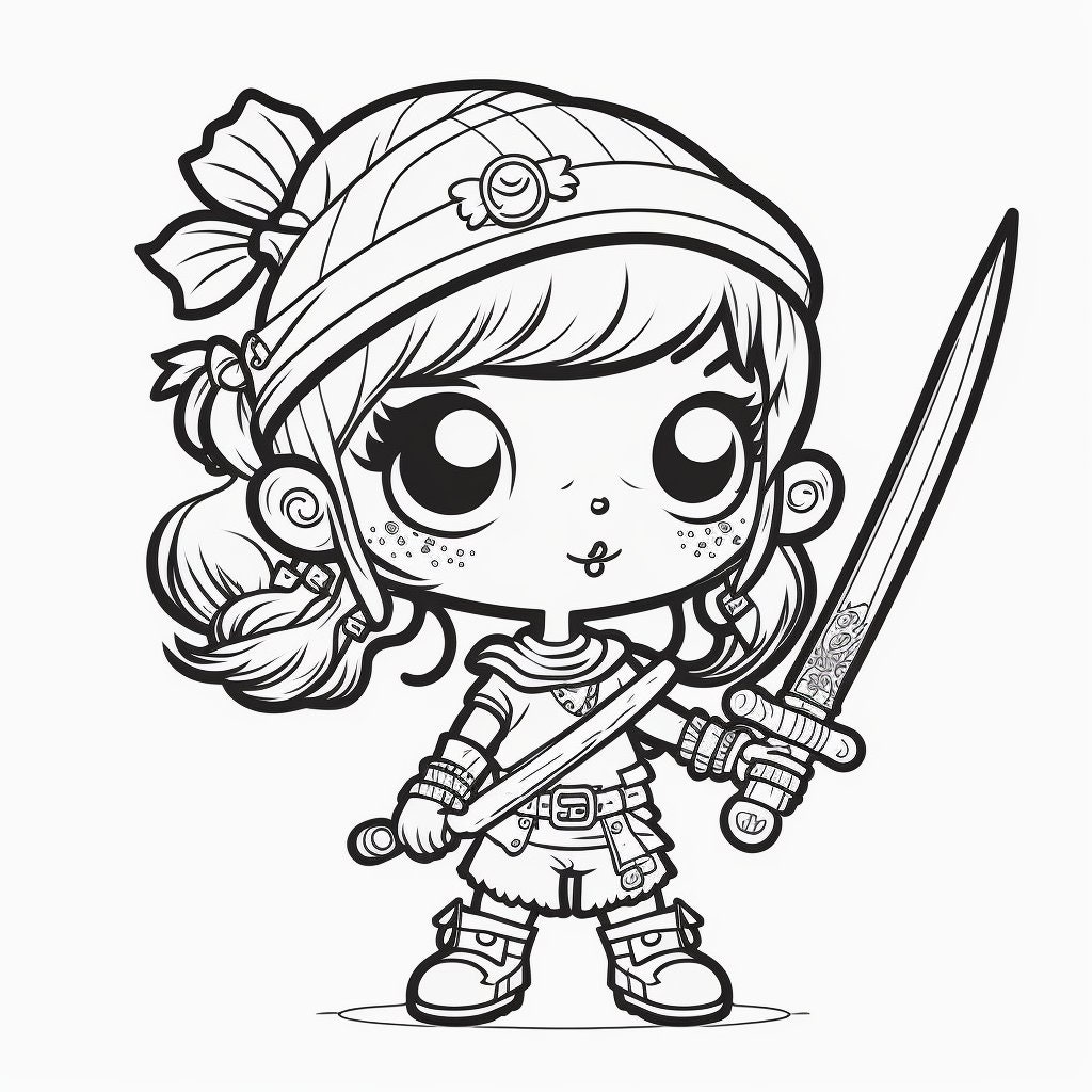 50 Coloring Pages for Kids Coloring Book Pirates Coloring Page Cute