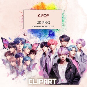 K-Pop Clipart, K-Drama Clipart, koreanische Clipart, kommerzielle Nutzung, transparente png, Scrapbook Clipart, Junk Journal Clipart, kpop png, Clipart