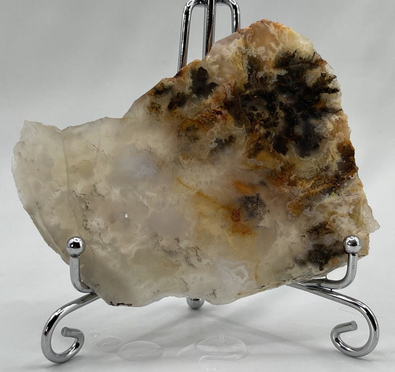 Graveyard Point Plume Agate Slab Unfinished Natural Etsy