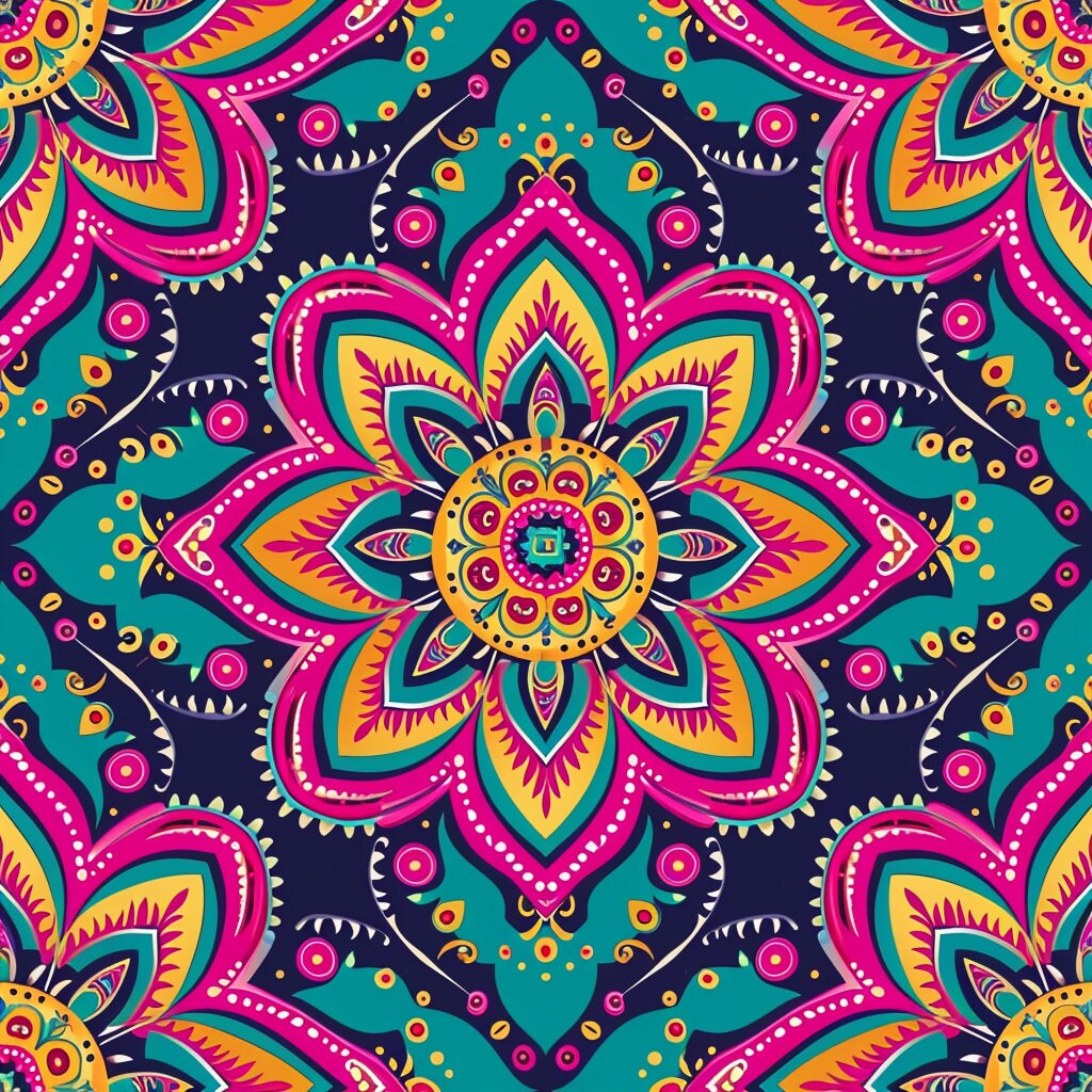 Seamless Indian Pattern, Indian Pattern Seamless, Indian Seamless ...