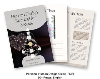 Personal Human Design Reading - PDF Guide (English)