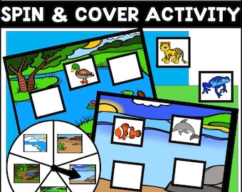 Animal Habitat Spin and Cover Activity