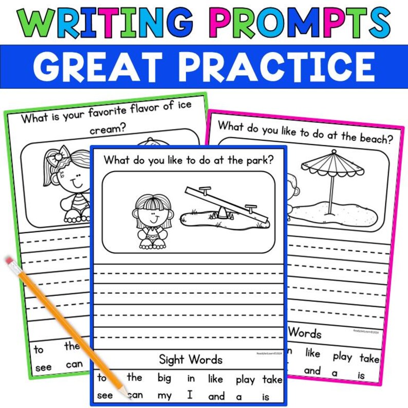 Kindergarten Summer Review Packet Math Alphabet Writing and Phonics ...