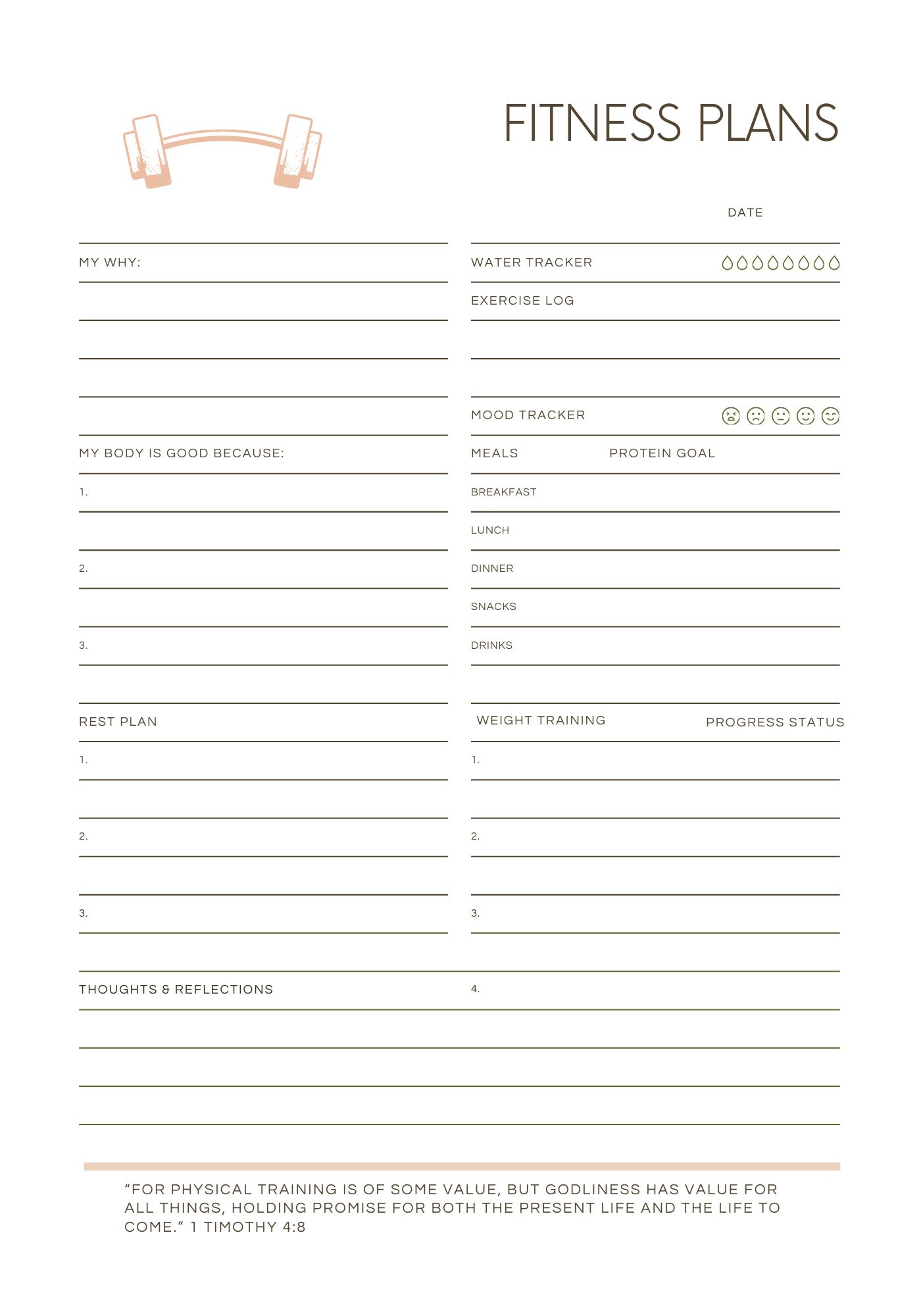 Printable Christian Planner, Christian Digital Planner, Printable ...
