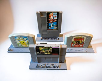 Nintendo Stockage de cartouche N64 - SNES - NES - GB - Présentoir jeux vidéos - rétrogaming cadeau rétrogaming