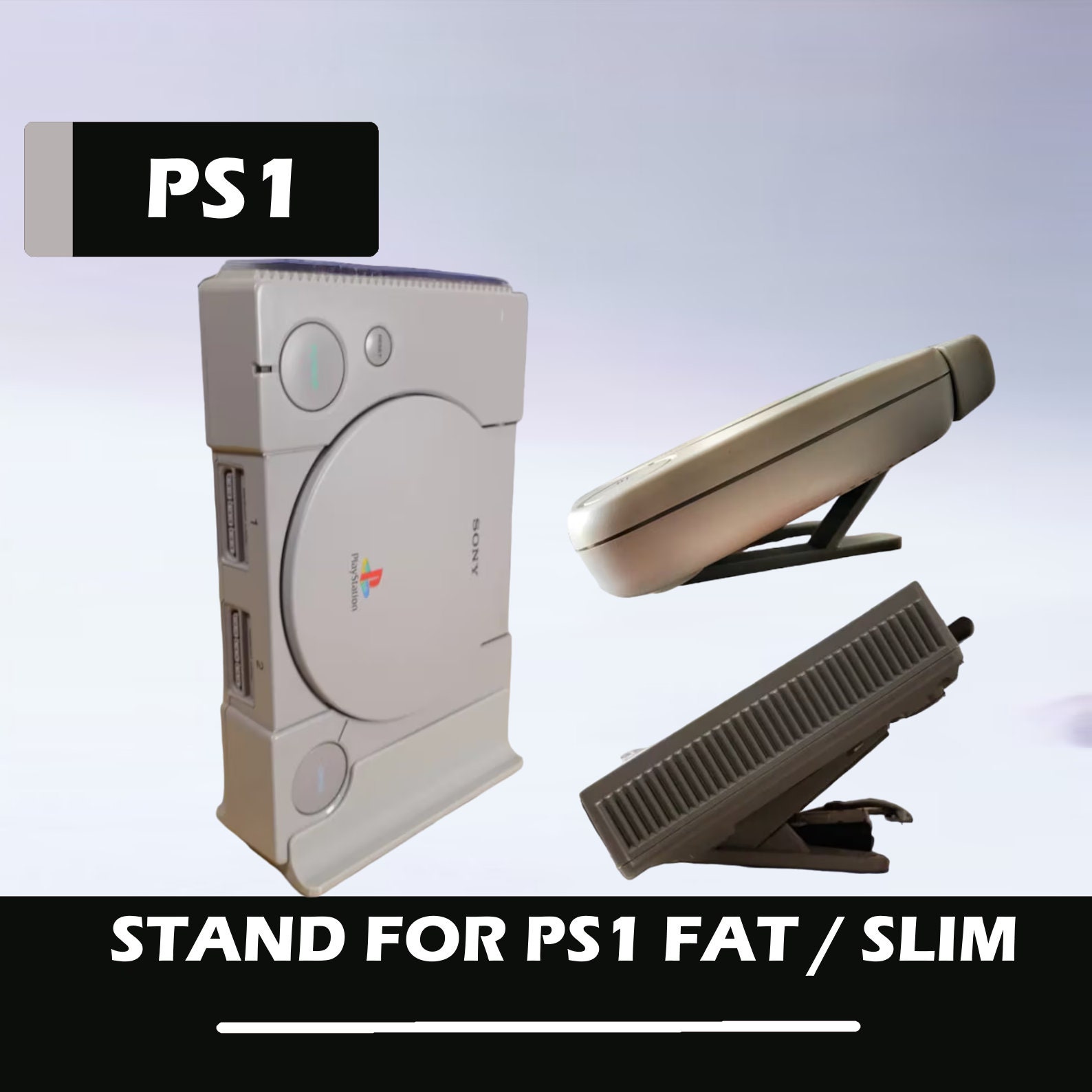 PS1 Console Stand Retrogaming PSX Accessories Etsy