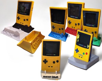 Support console Game Boy color - GBC - rétrogaming cadeau d'anniversaire idéal