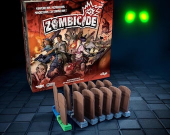 Spawn Chips Für Zombicide – 6 Stück 3D-gedruckte Ersatzchips Für Mehr Immersion Im Spiel