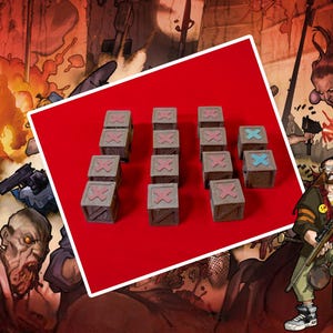Set of 14 Container Crates for Zombicide Board Games - Accessories Compatible with Board Games