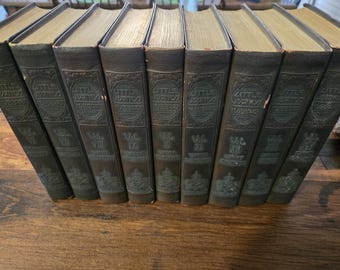 1916 Elbert Hubbard " Little Journeys" Memorial Edition-Volumes 6-14 (9 Books, Roycrofters)