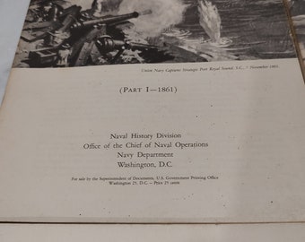 Civil War Naval Chronology 1861-1865 Part I-V, Naval History Division Washington, D.C.