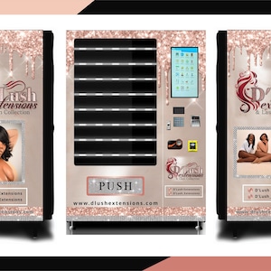Glitters Vending machine design : Any custom design