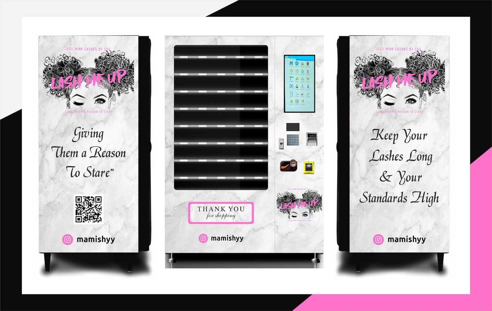 Hair weave vending machine