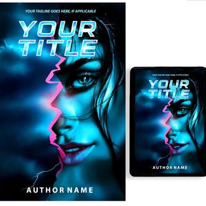 Jednorazowa gotowa okładka e-booka, Romantyczny thriller gotowa okładka e-booka, Projekt książki z gatunku fikcji romantycznej do samodzielnego publikowania, Pobieranie cyfrowe