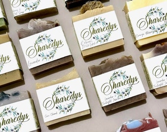 Barra de jabón hecha a mano, regalo, jabón para fiestas, baby shower, despedida de soltera