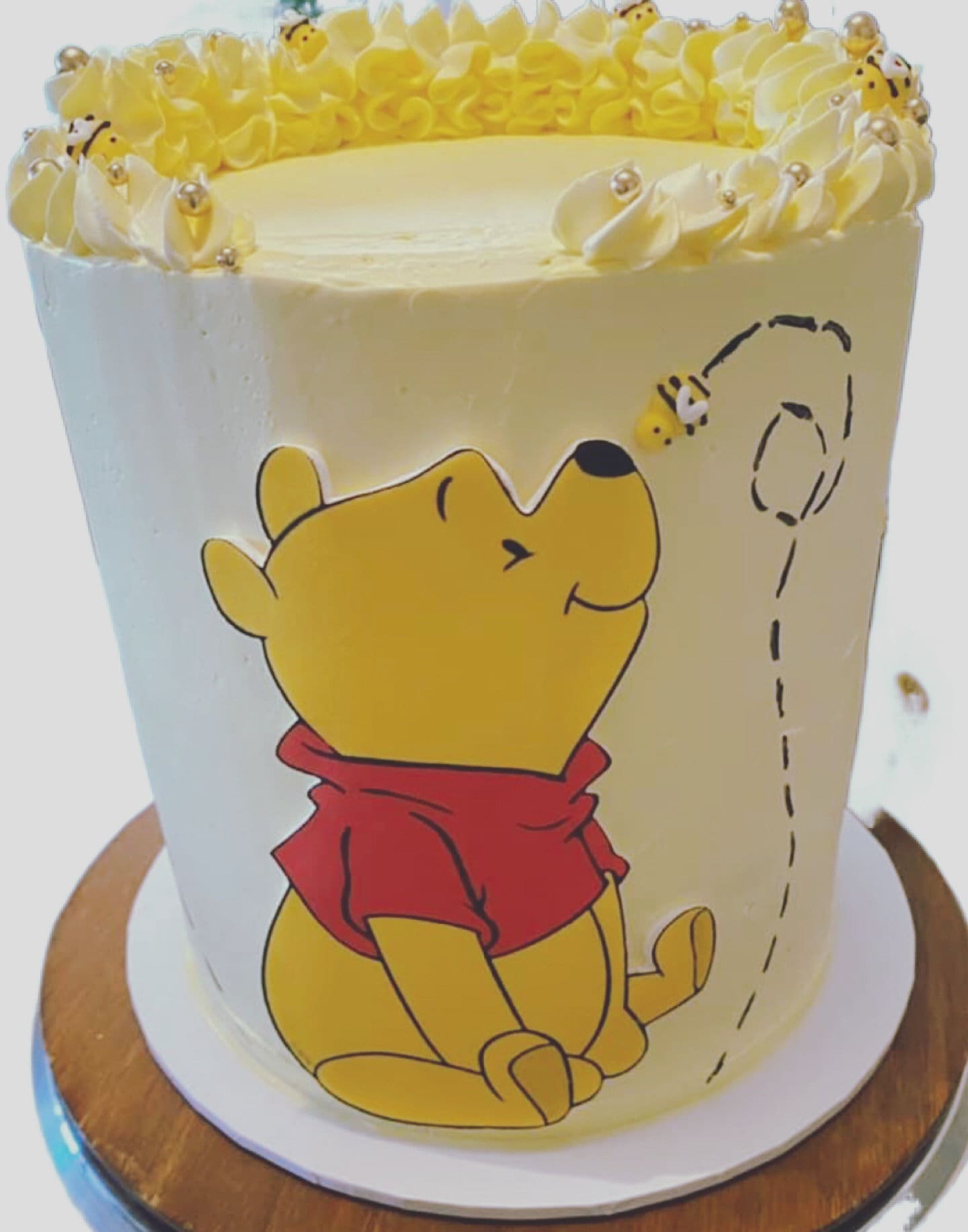 Winnie the Pooh Theme Cake Topper