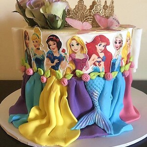 Printable Princess Cake Toppers Print Yourself Princesses Images Printable Princess Cake Toppers Print Yourself Princesses Images