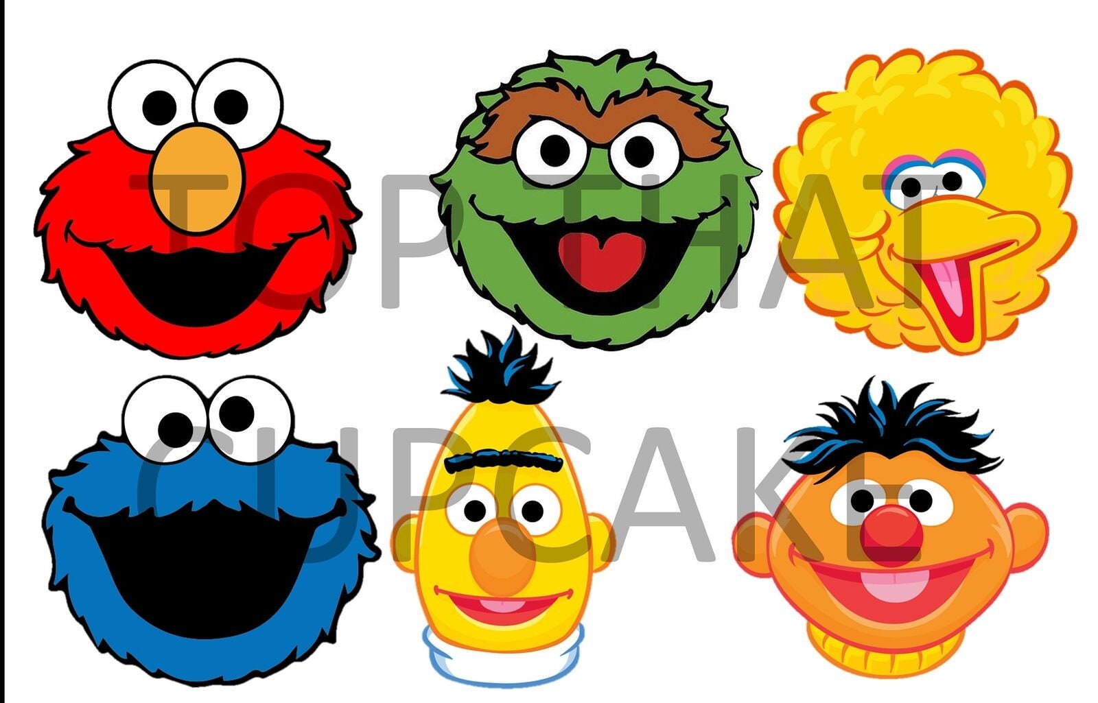 Elmo Cake Topper 6x Sesame Street Edible Icing Images Elmo Etsy Australia