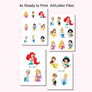 Printable Princess Cake Toppers Print Yourself Princesses Images Printable Princess Cake Toppers Print Yourself Princesses Images
