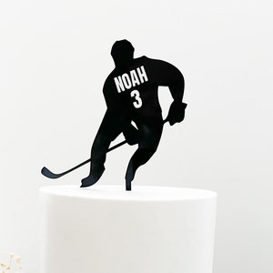 Hockey Player Cake Topper