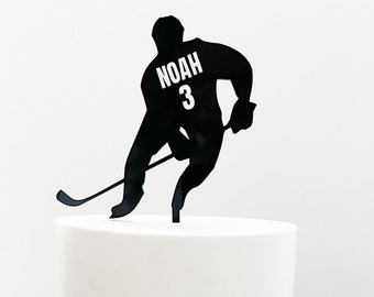 Hockey Player Cake Topper