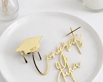 2026 Custom Graduation Cake Topper, Name &Year Cake Topper, 2026 Graduation Cake Topper, Personalized Grad Cake Topper, GRADUATE Cake Topper