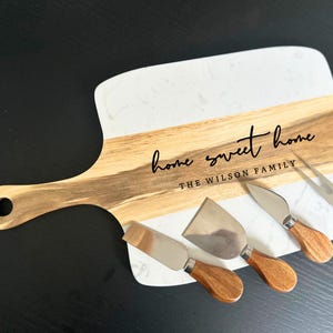 Personalized Charcuterie Board, Housewarming Gift, Wedding Gift, Anniversary Gift, Engagement Gift, Bridal Shower Gift, Custom Cutting Board