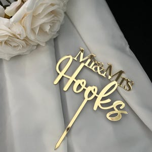 Wedding Initial Fancy Cake Charm | Engagement | Custom | Personalized Acrylic Cake Charm | Anniversary | Bespokeg