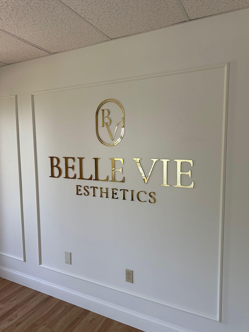 3D Business Sign, Custom Signs, Company Custom Sign, Beauty Salon Sign, Sign For Office, Clinic Signage, Dentist Sign, Laser Cut Logo image 1