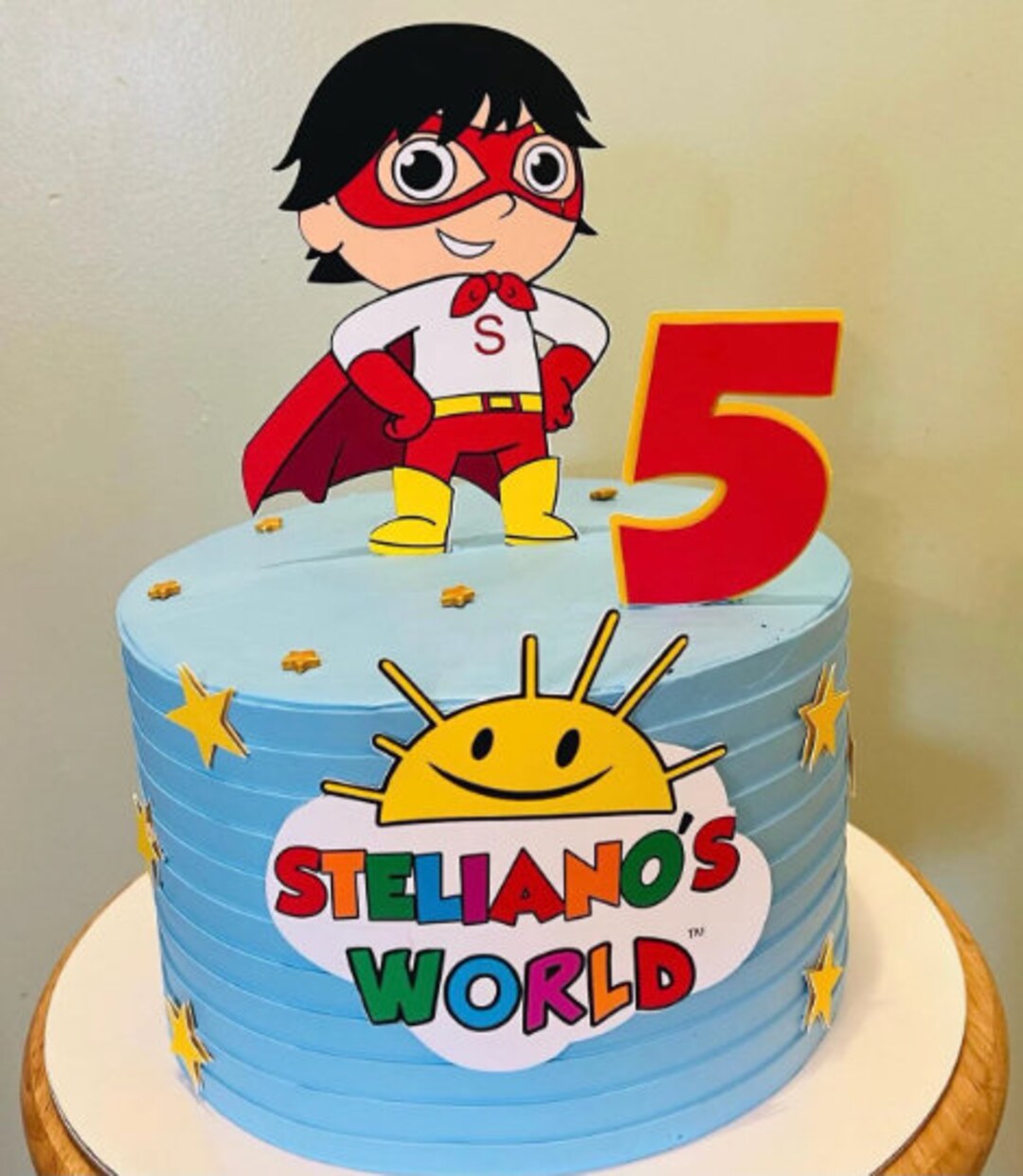 Ryans World Cake Topper - Etsy