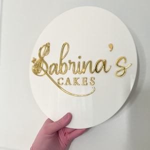 Bakery Shop Sign, Business Window Sign, Bakery Cake Shop Logo, Bakery logo, Custom Bakery Sign