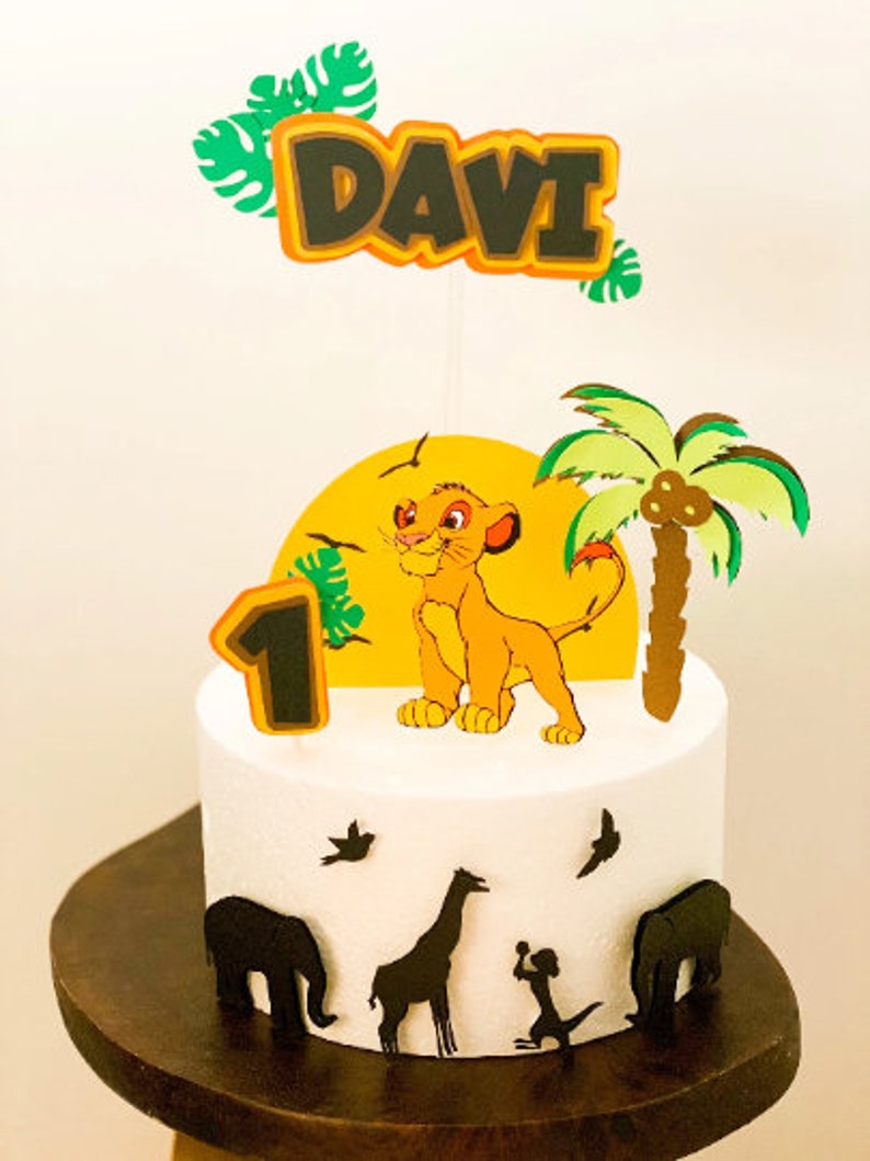 The Lion King Cake Topper Party Decorations Birthday Items Etsy