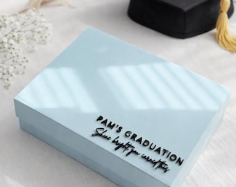 Graduation Keepsake Box 2026 | Personalized Memory Box | Luxury Magnetic Gift Box | Custom Graduation Gift for Her or Him  | Class of 2026