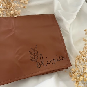 Cambiador personalizado con el nombre del bebé, cambiador, colchón cambiador plegable, regalo personalizado, imprescindibles para recién nacidos