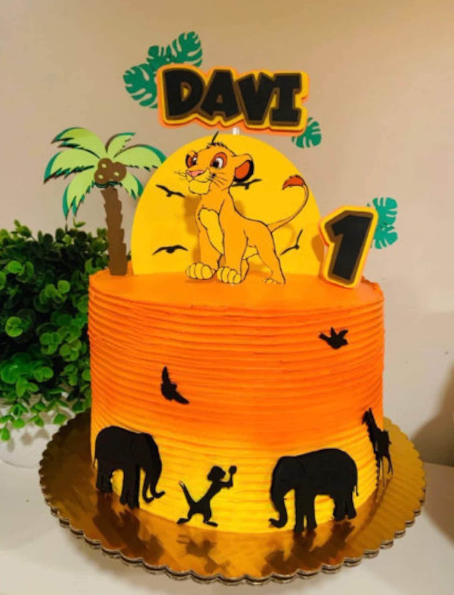 The Lion King Cake Topper Party Decorations Birthday Items Etsy