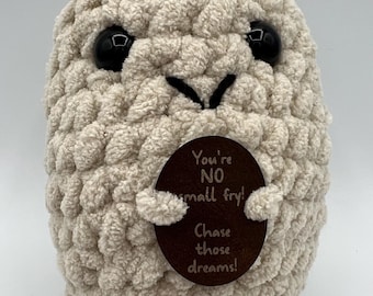 Positive Potato Plushie-HANDMADE Crochet