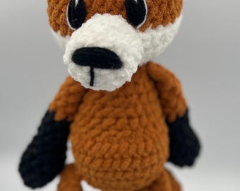 Forest the Fox Plushie -HANDMADE Crochet