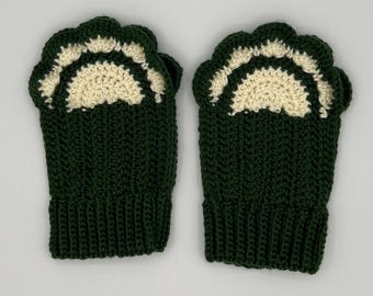 Paw Fingerless Gloves - NEW & IMPROVED-CUSTOM colors available
