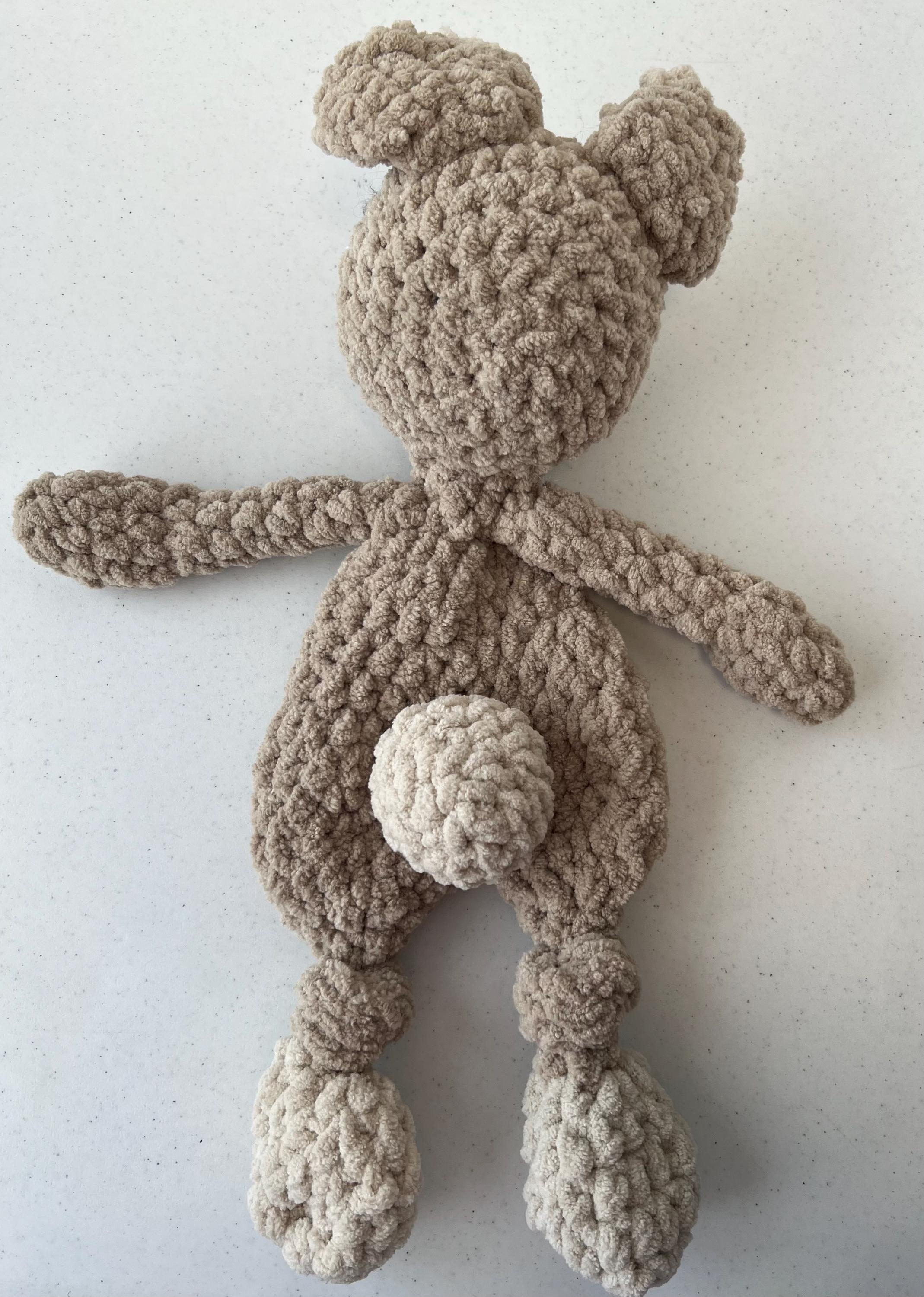 Rye the Rabbit Lovey Large Crochet - Etsy