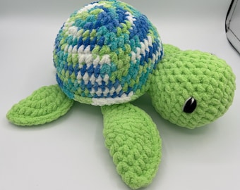 Turtle Plushie-HANDMADE Crochet