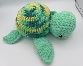 Turtle Plushie-HANDMADE Crochet